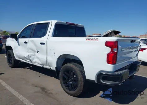 2025 Chevrolet Silverado 1500 4Wd Short Bed Lt Trail Boss from USA, damaged, VIN 3GCUKFEL7SG138196